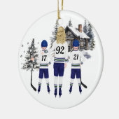 Aangepast Hockey Ornament (Links)