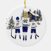 Aangepast Hockey Ornament (Achterkant)