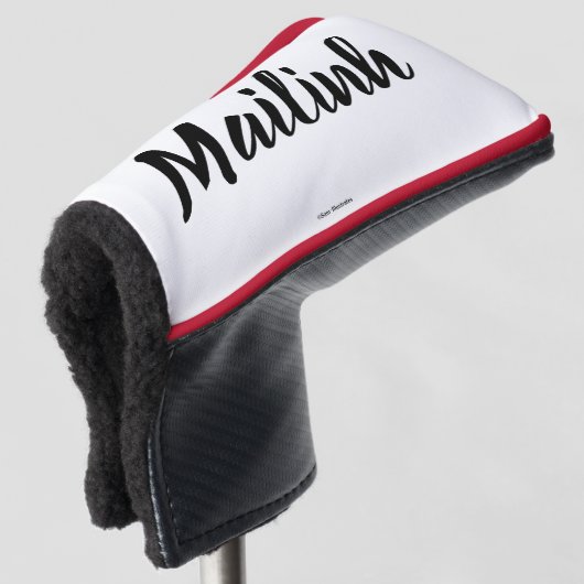 Aangepast Hoesje Golf Putter Golfheadcover (3/4 voorkant)