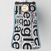Aangepast Hoesje Golf Putter Golfheadcover (Draai 90)