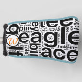 Aangepast Hoesje Golf Putter Golfheadcover (Voorkant)