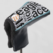 Aangepast Hoesje Golf Putter Golfheadcover (3/4 voorkant)