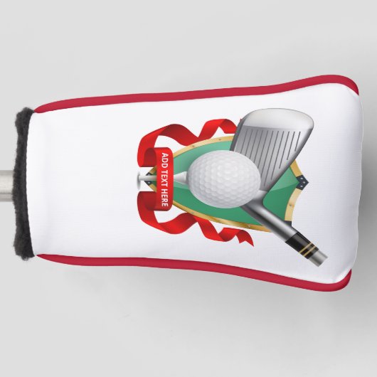 Aangepast Hoesje Golf Putter Golfheadcover (Voorkant)