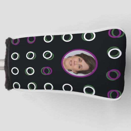 Aangepast Hoesje Golf Putter Golfheadcover (Voorkant)