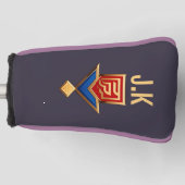 Aangepast Hoesje Golf Putter Golfheadcover (Voorkant)