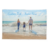 Aangepast Hoesje met foto's en tekst Kussensloop (Achterkant)