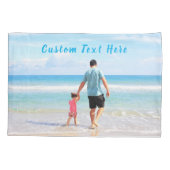 Aangepast Hoesje met foto's en tekst Kussensloop (Achterkant)