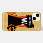 Aangepast hoesje netball-apparaat (Achterkant (horizontaal))