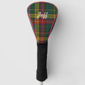 Aangepast Hoesje voor buchanan Tartan Pset-driver Golfheadcover (Voorkant)