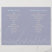 ::aangepast:Hollyhock & Ampersand Wedding Program (Achterkant)