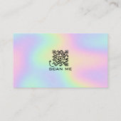 Aangepast holografisch hologram visitekaartje (Achterkant)