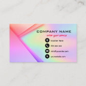 Aangepast holografisch hologram visitekaartje (Voorkant)