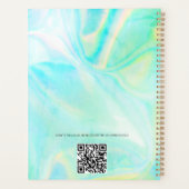 Aangepast holografisch Logo-schema Planner (Achterkant)