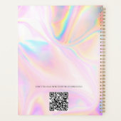 Aangepast holografisch Logo-schema Planner (Achterkant)