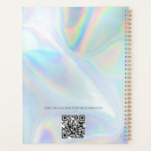 Aangepast holografisch Logo-schema Planner (Achterkant)