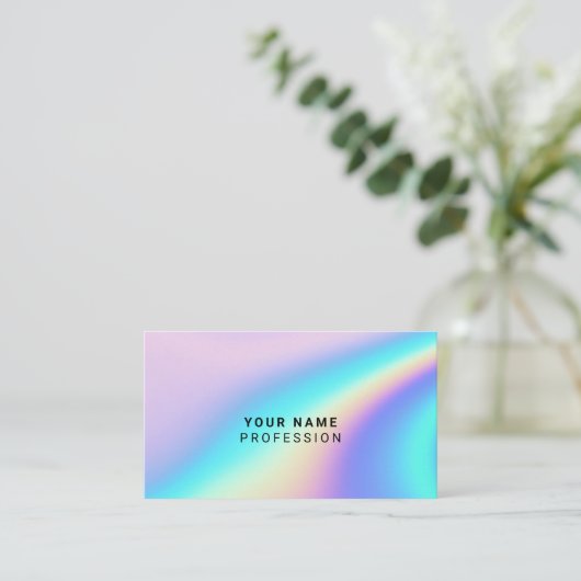 Aangepast holografisch visitekaartje (Staand voorkant)