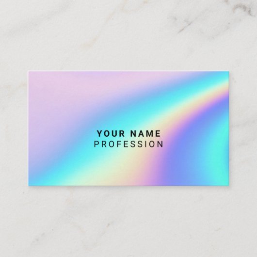 Aangepast holografisch visitekaartje (Voorkant)