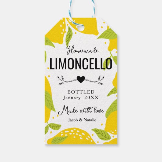 aangepast homemade limoncello bruiloft gunlior b cadeaulabel (Achterkant)