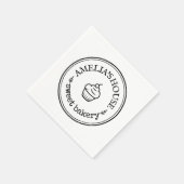 Aangepast Homemade-Logo Servet (Hoek)