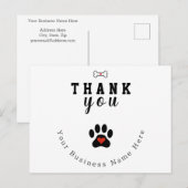 Aangepast homepage Aangepast dank je creditcard Briefkaart (Voorkant / Achterkant)