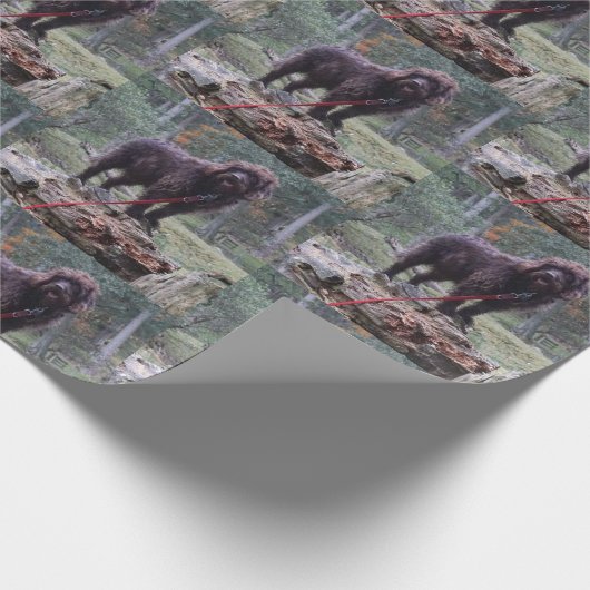 Aangepast hondeninpakpapier cadeaupapier (Hoek)