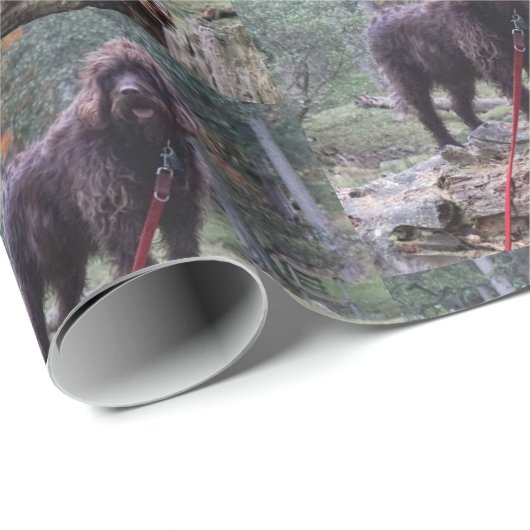 Aangepast hondeninpakpapier cadeaupapier (Rol Hoek)