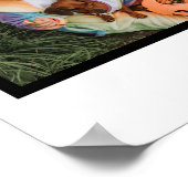 Aangepast hondenliefhebber 4 fotocollage poster (Hoek)