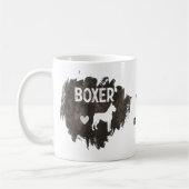 Aangepast Hondenliefhebber voor Boxer Pap Vaderdag Koffiemok (Links)