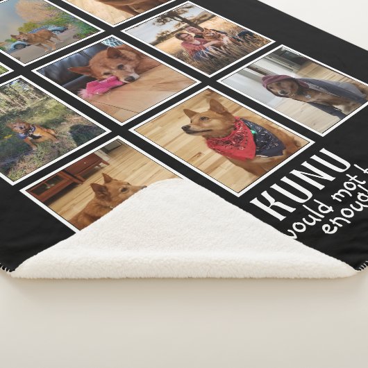 Aangepast Hondenliefhebber voor herdenkingseveneme Sherpa Deken (3/4)