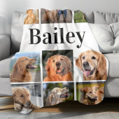 Aangepast Hondenliefhebber voor persoonlijke foto' Fleece Deken