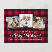 Aangepast Hondenliefhebber voor rood speldenfort f Briefkaart (Voorkant)