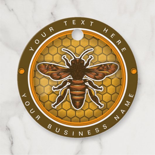 Aangepast  Honingproduct Bedankjes Labels (Voorkant)