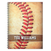 Aangepast  honkbal notitieboek (Voorkant)