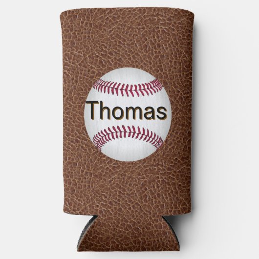 Aangepast honkbal seltzer blikjeskoeler (Voorkant)