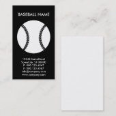 aangepast honkbalbedrijf visitekaartje (Voorkant / Achterkant)