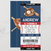 Aangepast honkbalkaartje voor verjaardag jongen me kaart (Voorkant / Achterkant)