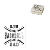 Aangepast honkbalpap rubberstempel (Gestempeld)