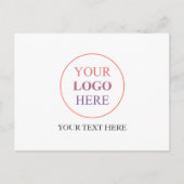 Aangepast horizontaal logo – geen minimale bestelh briefkaart (Voorkant)
