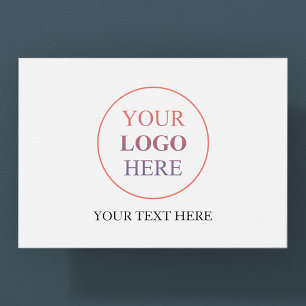 Aangepast horizontaal logo – geen minimale bestelh briefkaart
