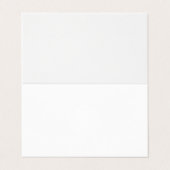 Aangepast horizontaal Visitekaartje voor geteld vo (Buitenkant ongevouwen)