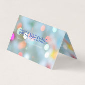 Aangepast horizontaal Visitekaartje voor geteld vo (Voorkant)