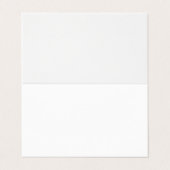 Aangepast horizontaal Visitekaartje voor geteld vo (Buitenkant ongevouwen)