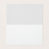 Aangepast horizontaal Visitekaartje voor geteld vo (Binnenkant ongevouwen)