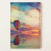 Aangepast hot-luchtballon Schilderachtig, wekelijk Planner (Achterkant)