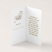 Aangepast - Hot Pink en Gold Lip Instructies Visitekaartje (Binnen)