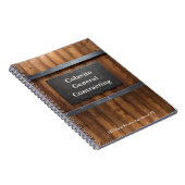 Aangepast hout en leisteen laptop notitieboek (Rechterzijde)