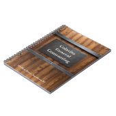 Aangepast hout en leisteen laptop notitieboek (Linkerzijde)