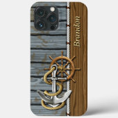 Aangepast houten loopwiel voor nierkanker Case-Mate iPhone case (Achterkant)