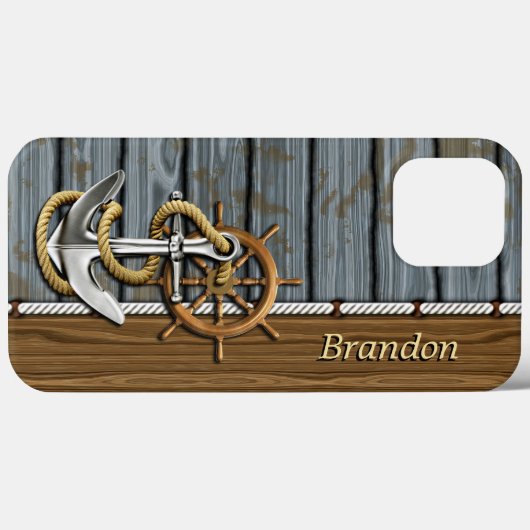 Aangepast houten loopwiel voor nierkanker Case-Mate iPhone case (Achterkant (horizontaal))