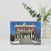 Aangepast huis briefkaart (Staand voorkant)